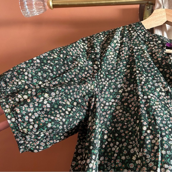 J. Crew Delilah Dress In Liberty Marguerite Fabric Floral Mini Short NWT Size S - Picture 3 of 7